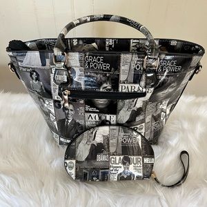 Tote And Cosmetic Bag